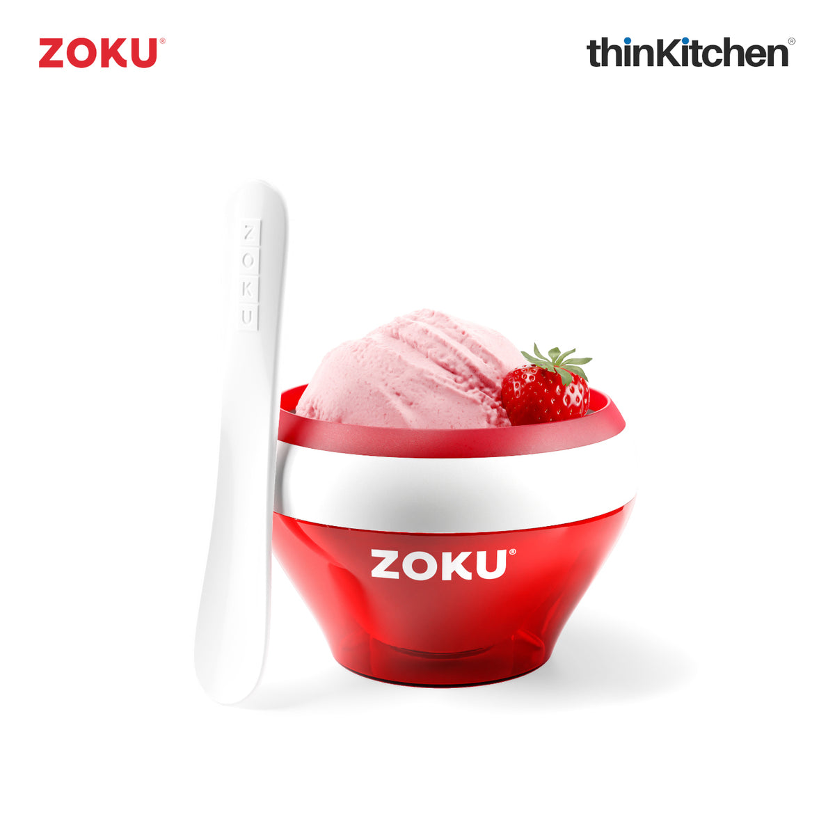 Red Zoku Ice Cream Maker