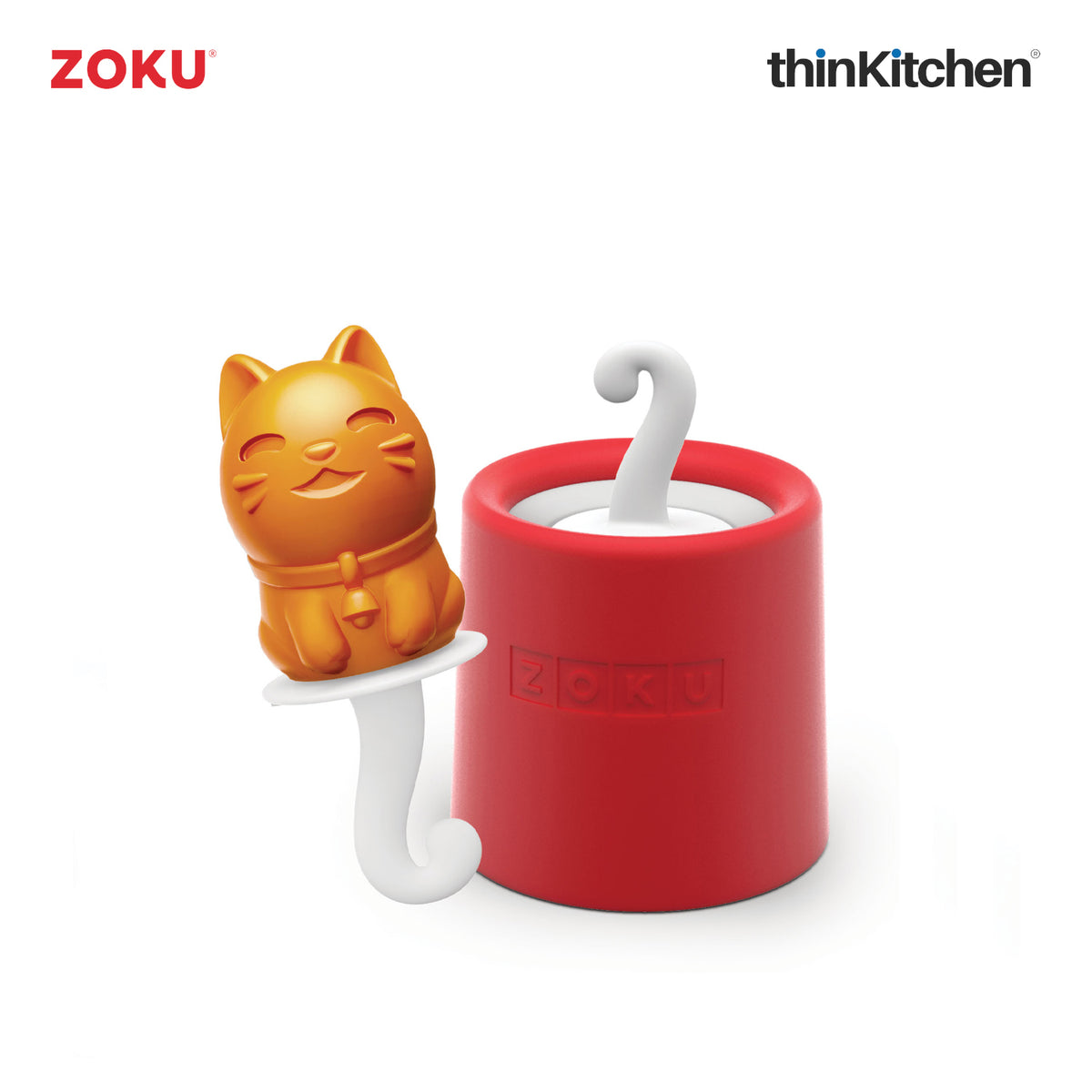 Zoku Kitty Cat Ice Pop Mold - Cook on Bay