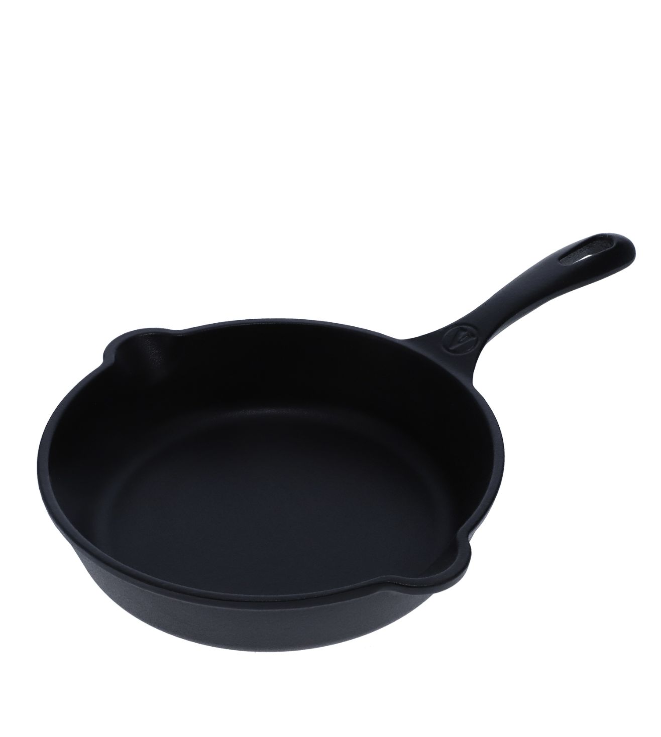 Victoria - SKL-208 Victoria Cast Iron Skillet. Small Frying Pan Seasoned with 100% Kosher Certified Non-GMO Flaxseed Oil, 8", Black