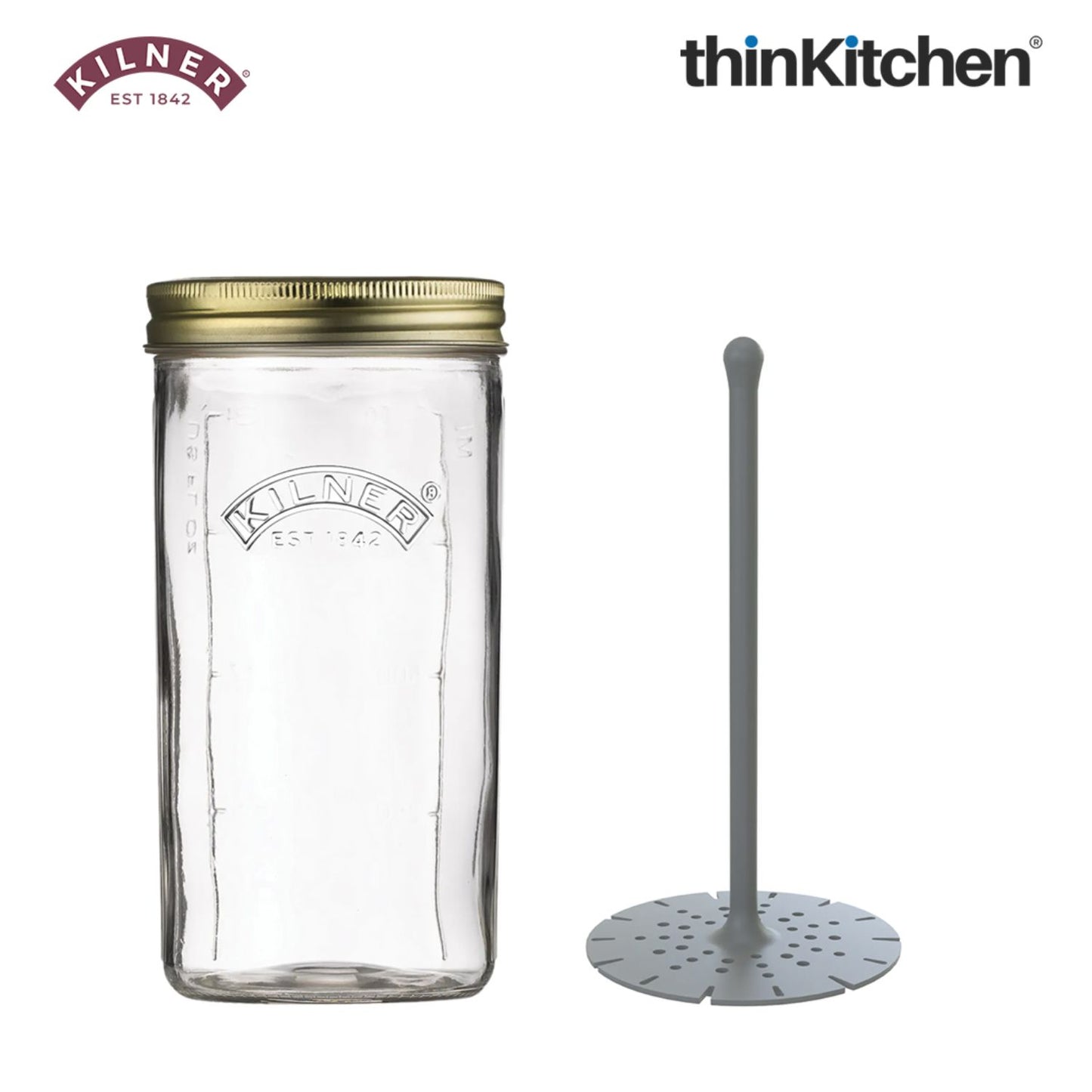 Kilner Pickle Jar With Lifter 1 Litre