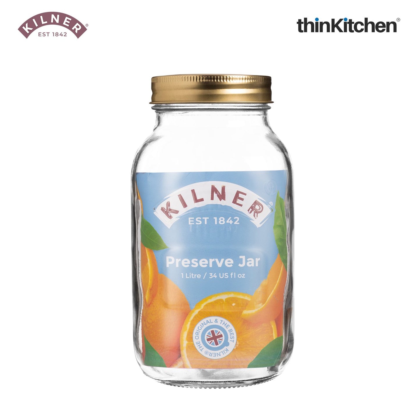 Kilner 1 Litre Preserve Jar