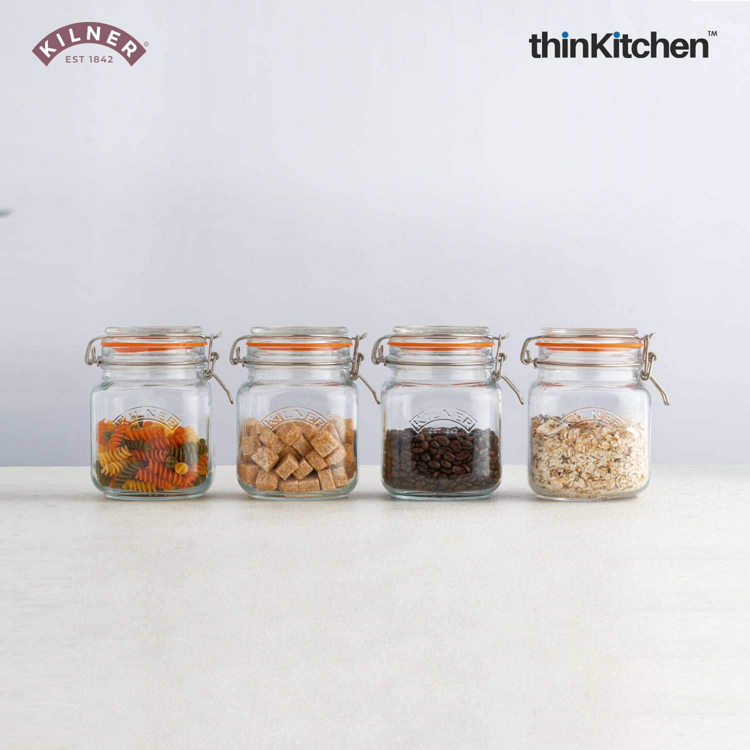 Clip Top Square Spice Jar 70ml