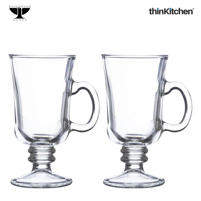 ENTERTAIN SET OF 2 IRISH COFFEE GLASSES 23CL