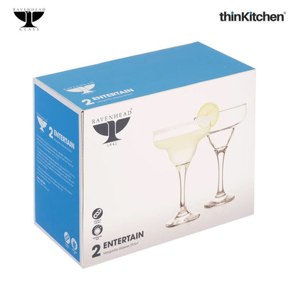 Ravenhead 0041.625 Entertain Set of 2 Highly Transparent 29.5 cl Margarita Glasses