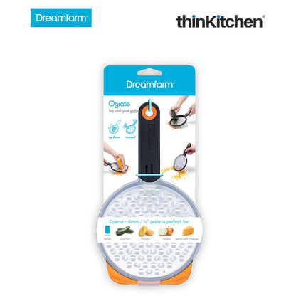 Dreamfarm Ograte Two Sided Speed Grater Orange