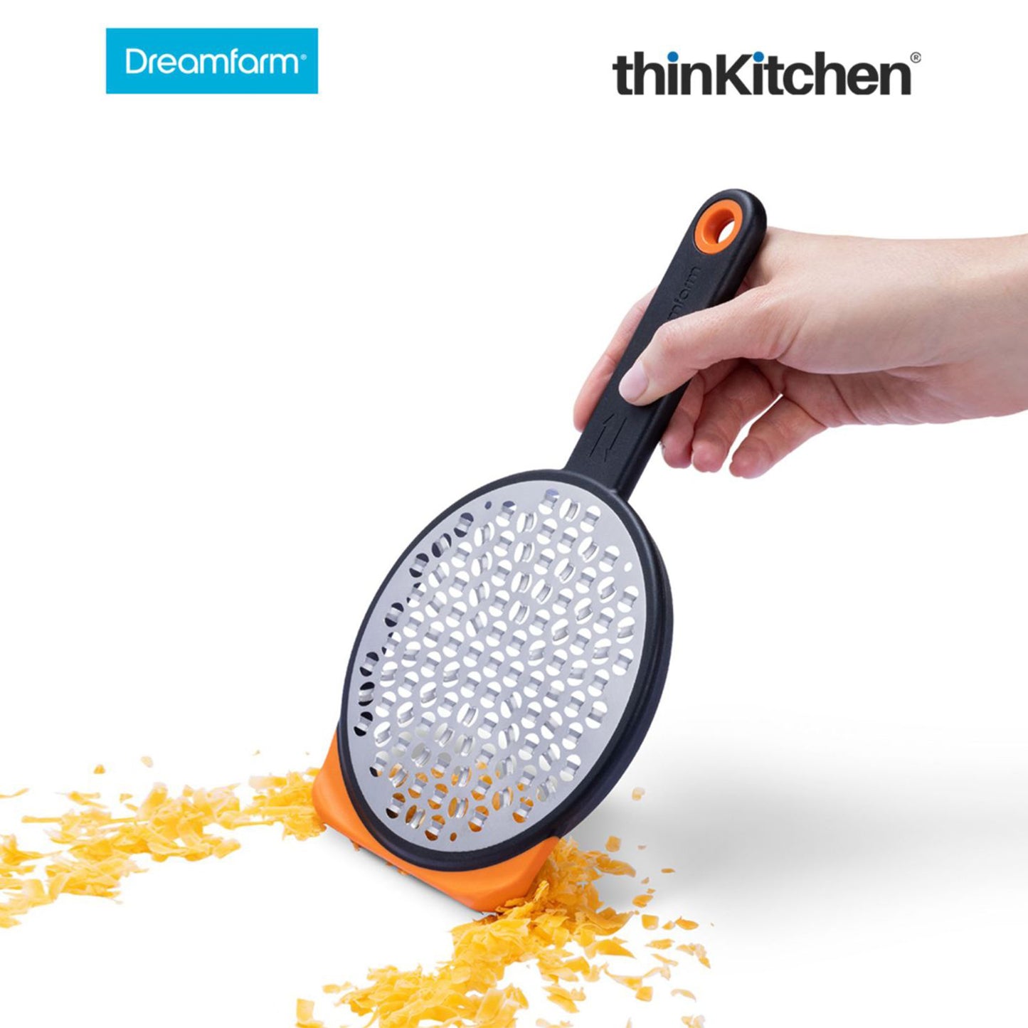 Dreamfarm Ograte Two Sided Speed Grater Orange