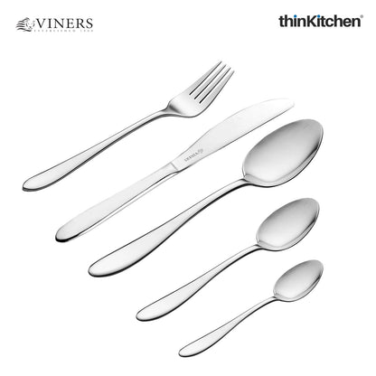 Viners Tabac 18/0 Stainless Steel 26 Piece Cutlery Set with 25 Year Guarantee