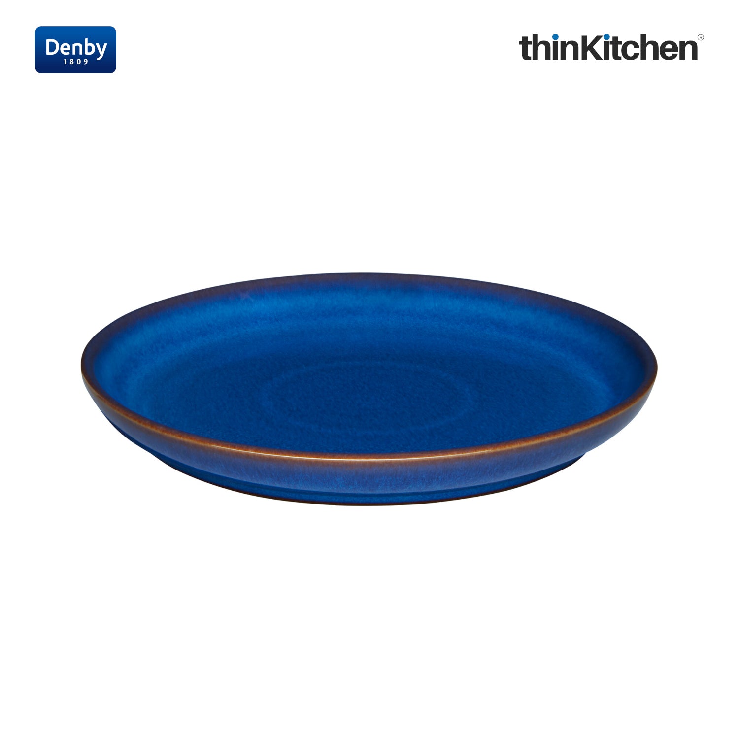 Denby imperial blue clearance plates