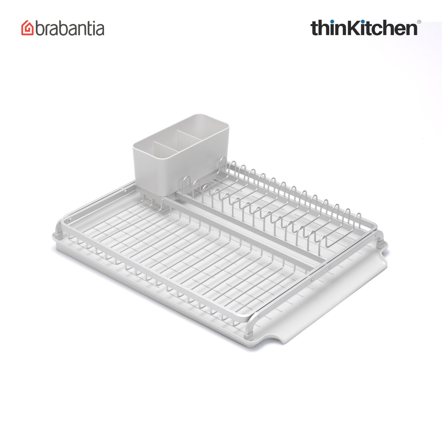 Brabantia Dish Washing Organising Dish Drying Rack Light Grey