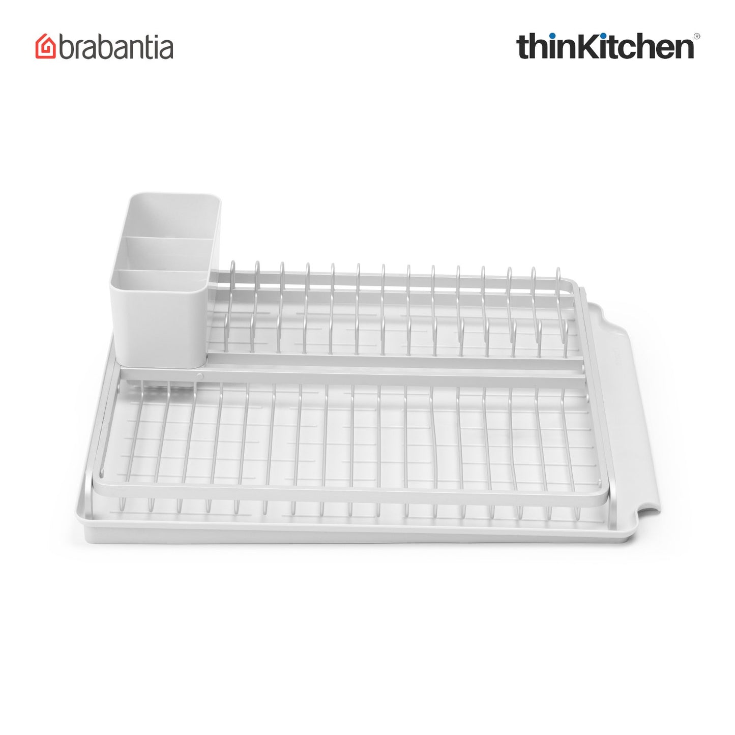 Brabantia Dish Washing Organising Dish Drying Rack Light Grey