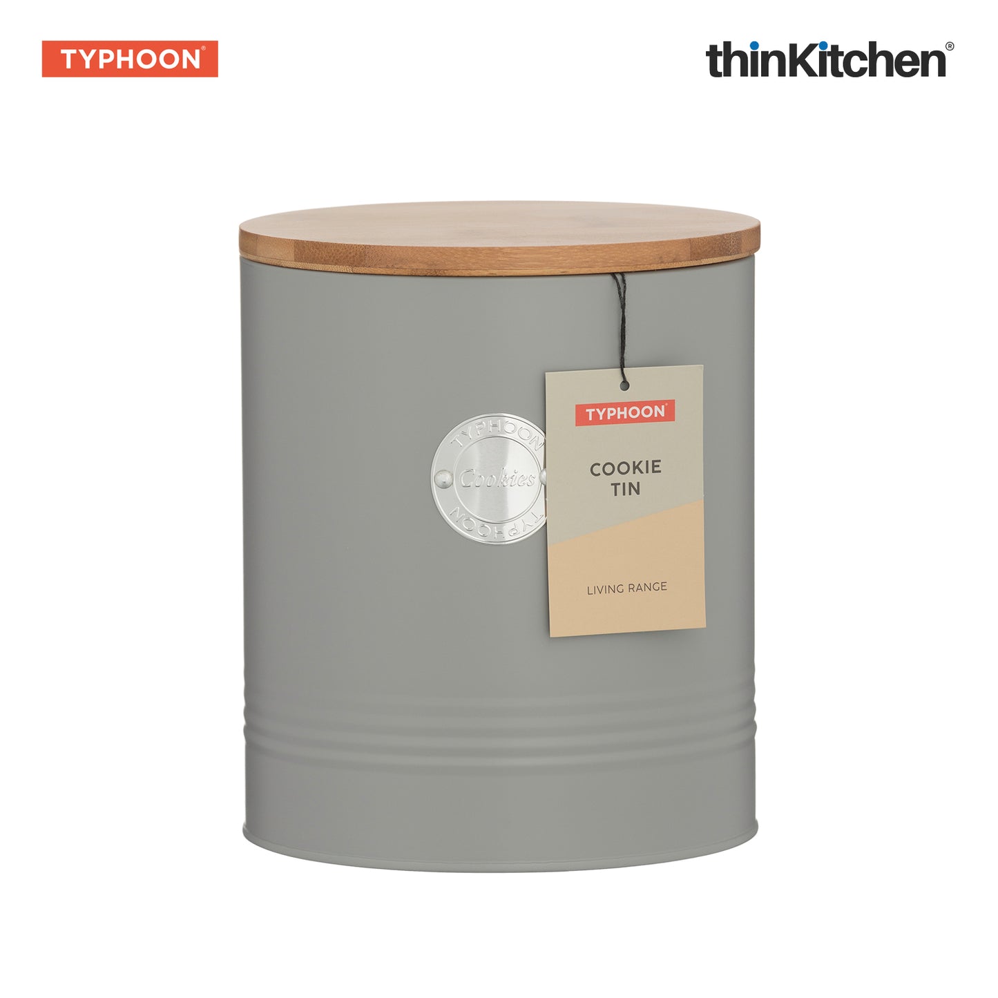 Typhoon Living Grey Cookie Jar