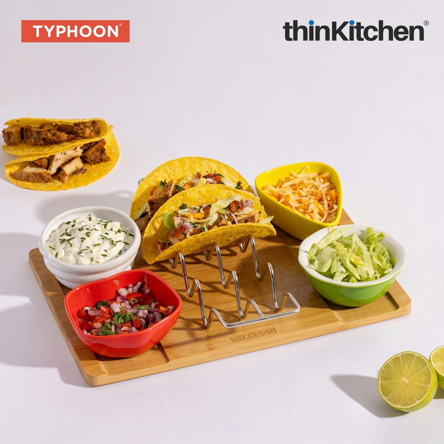 TYPHOON WORLD FOODS TACO SERVING SET IN GIFT BOX