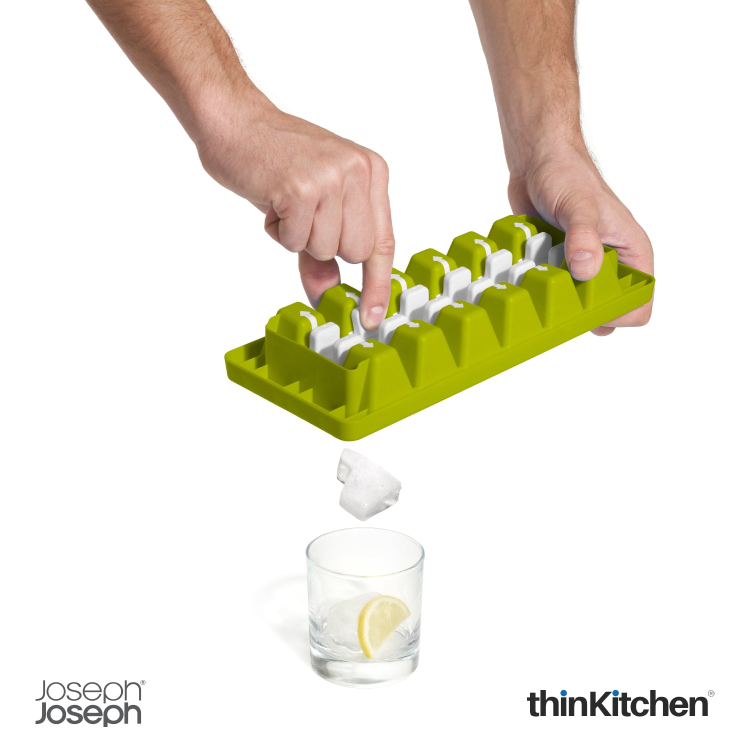 QuickSnap™ Plus Green Ice Cube Tray