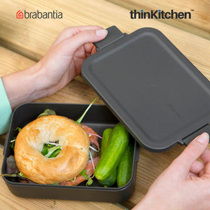 Brabantia Make Take Breakfast And Lunch Set 3 Pc Dark Grey