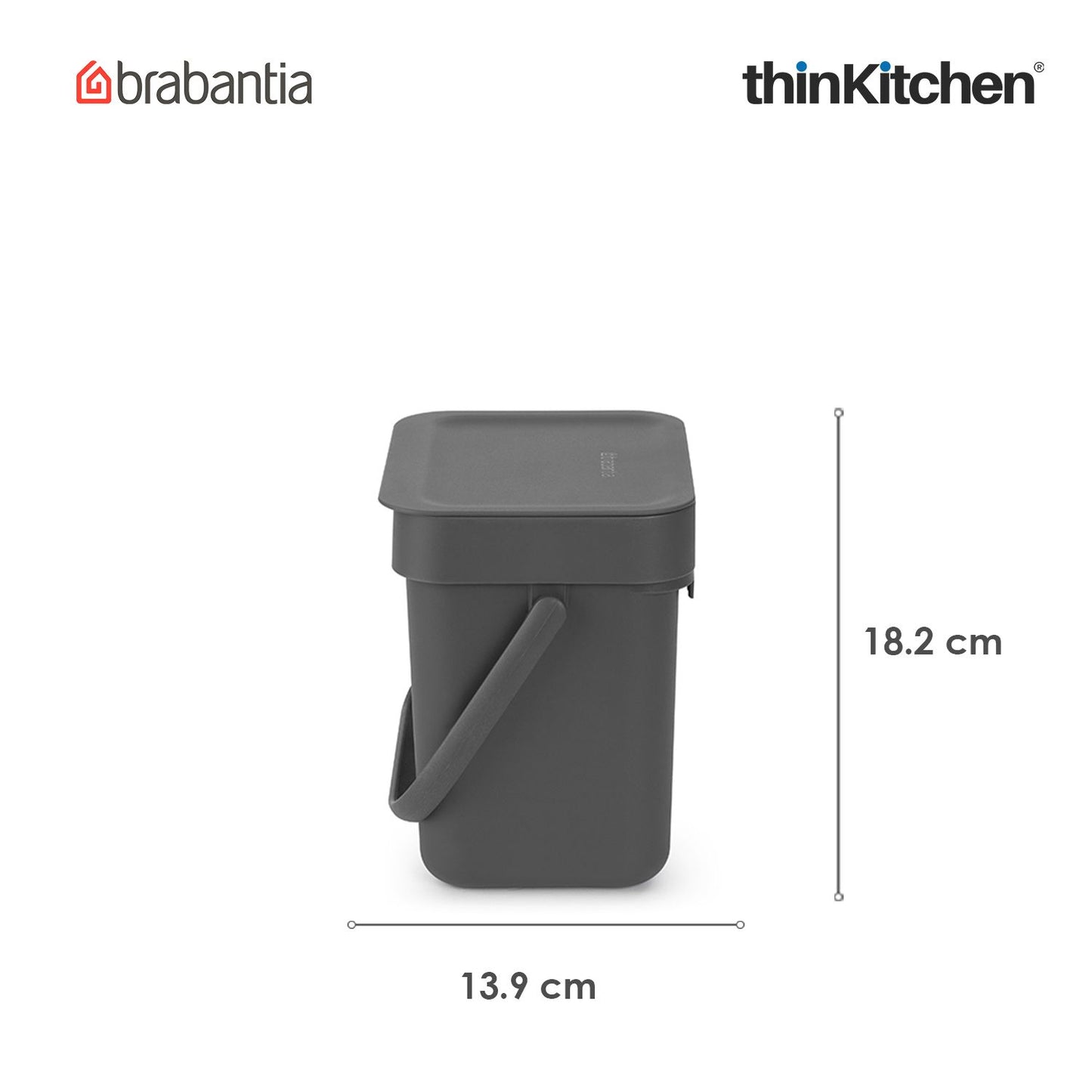 Brabantia Sort & Go Bin - 3 litre