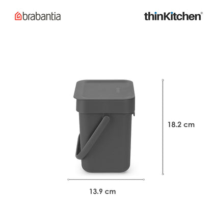 Brabantia Sort & Go Bin - 3 litre