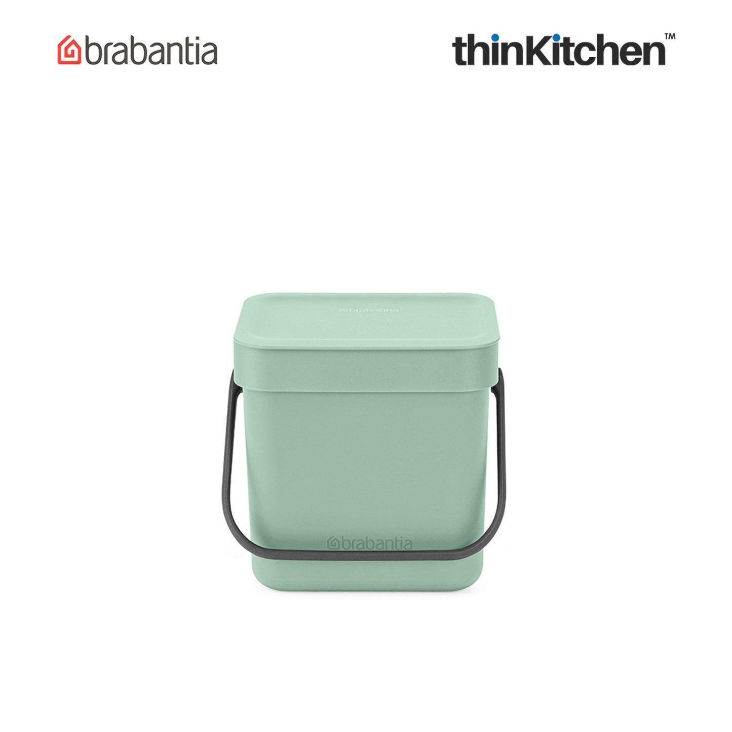 Brabantia Sort Go Waste Bin 3 Litre Jade Green