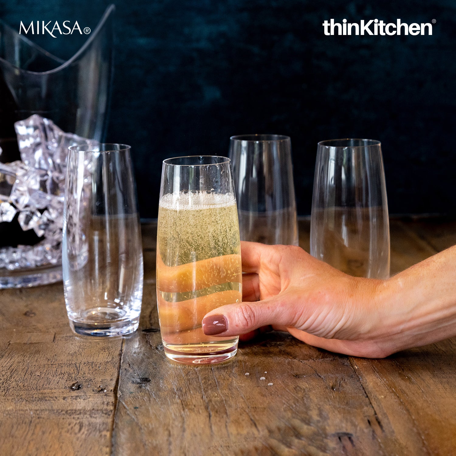 Glass Toasting Flutes, Champagne Flutes & Flute Sets - Mikasa