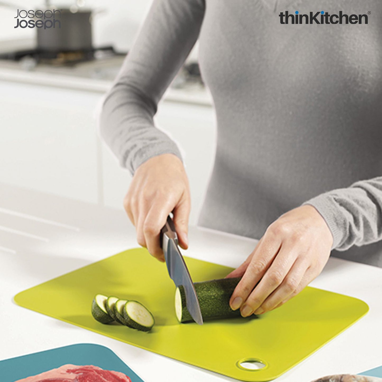 Joseph Joseph DUO Set of 3 chopping mats - multi-colour