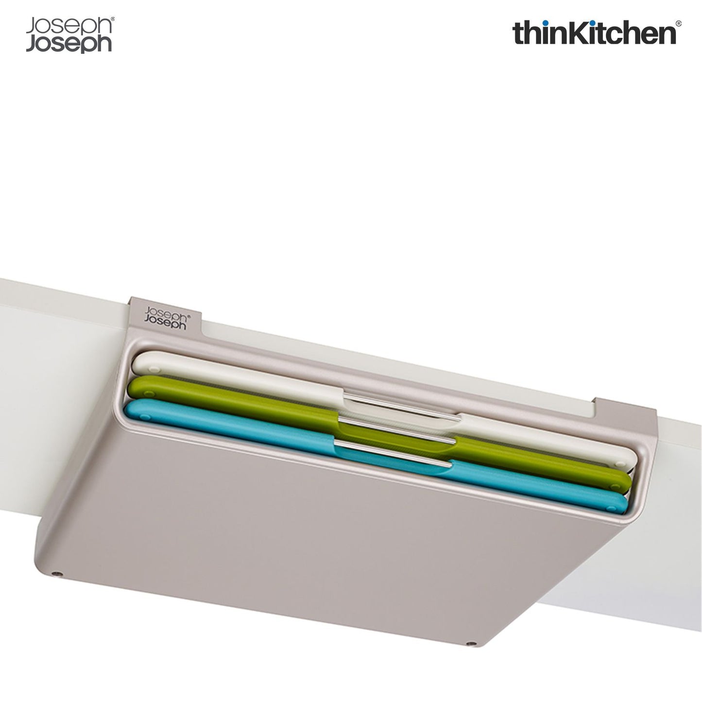 Joseph Joseph Folio™ Slim Large 3-piece Under-shelf Chopping Board Set