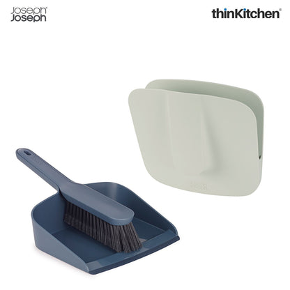 Joseph Joseph CleanStore Wall-mounted Dustpan <(>&<)> Brush with  Dust-shield  Storage