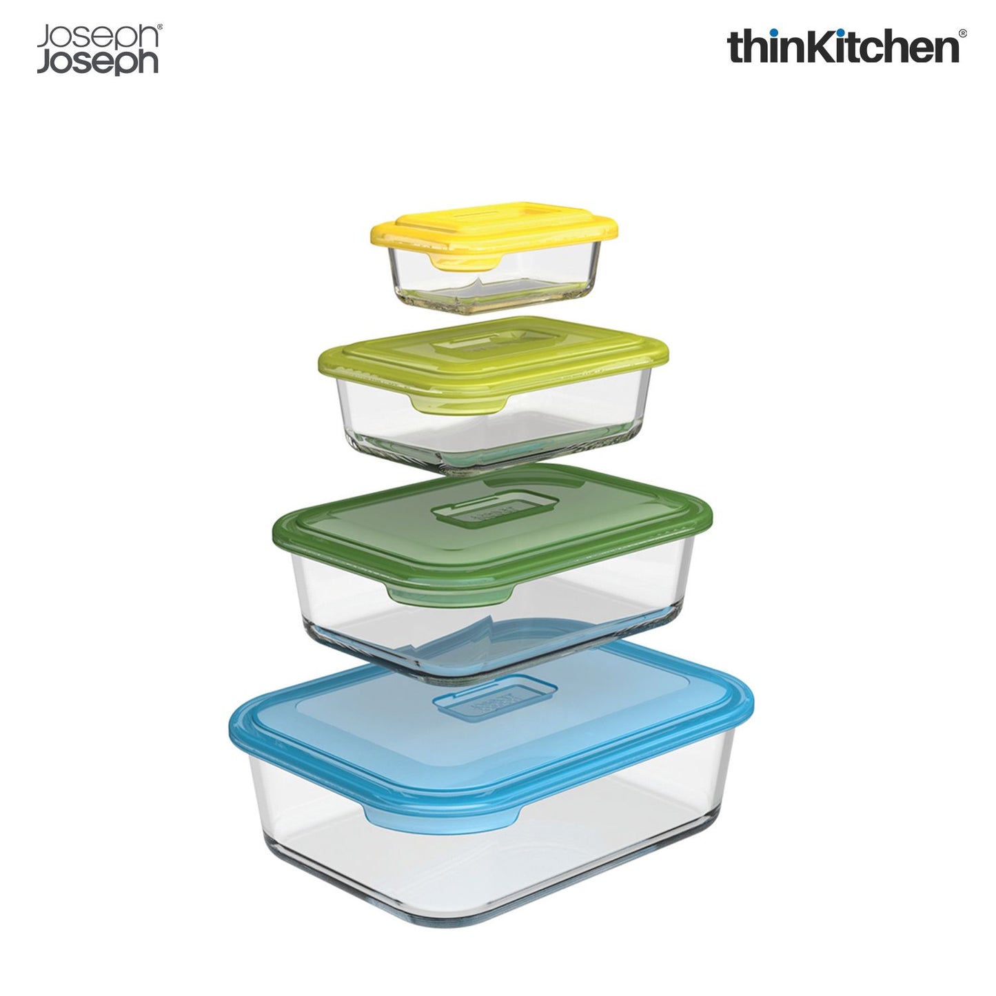 Joseph Joseph Nest Glass Storage 4-piece Set