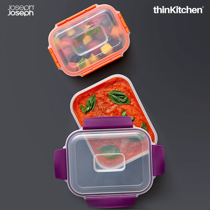 Joseph Joseph Nestâ„¢ Lock Rectangular 5-piece multi-size storage  container set