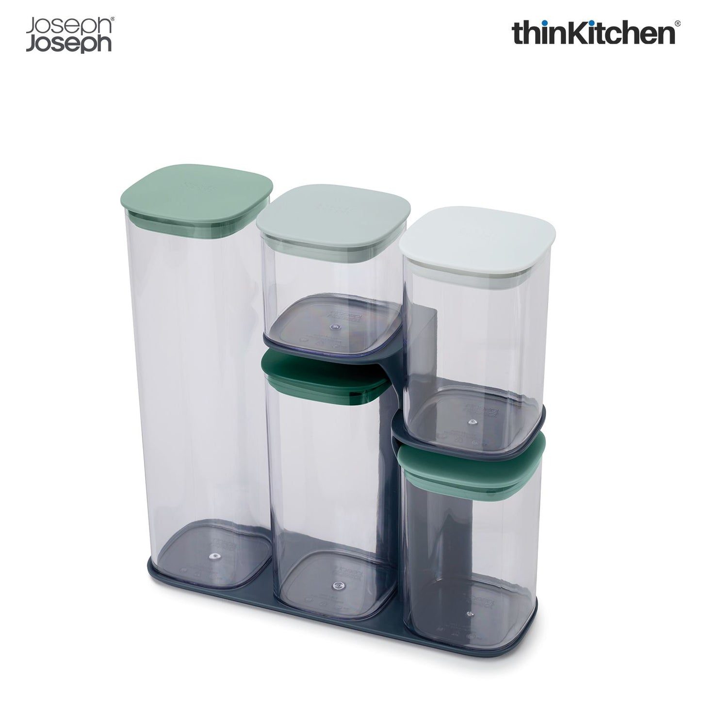 Joseph Joseph Podium™ 5-piece storage container set - Editions (Sage)