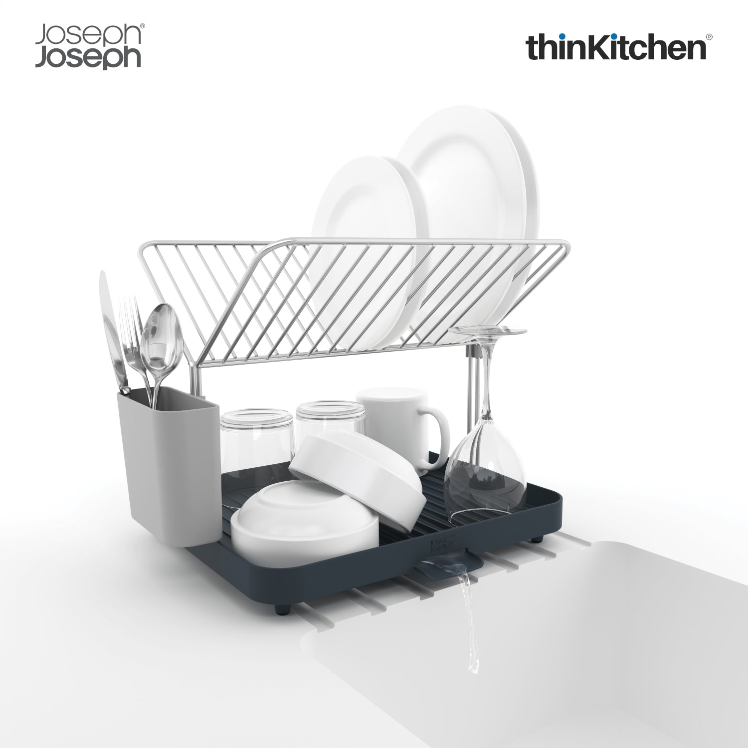 Joseph Joseph Duo 2-Tier Kitchen Dish Rack