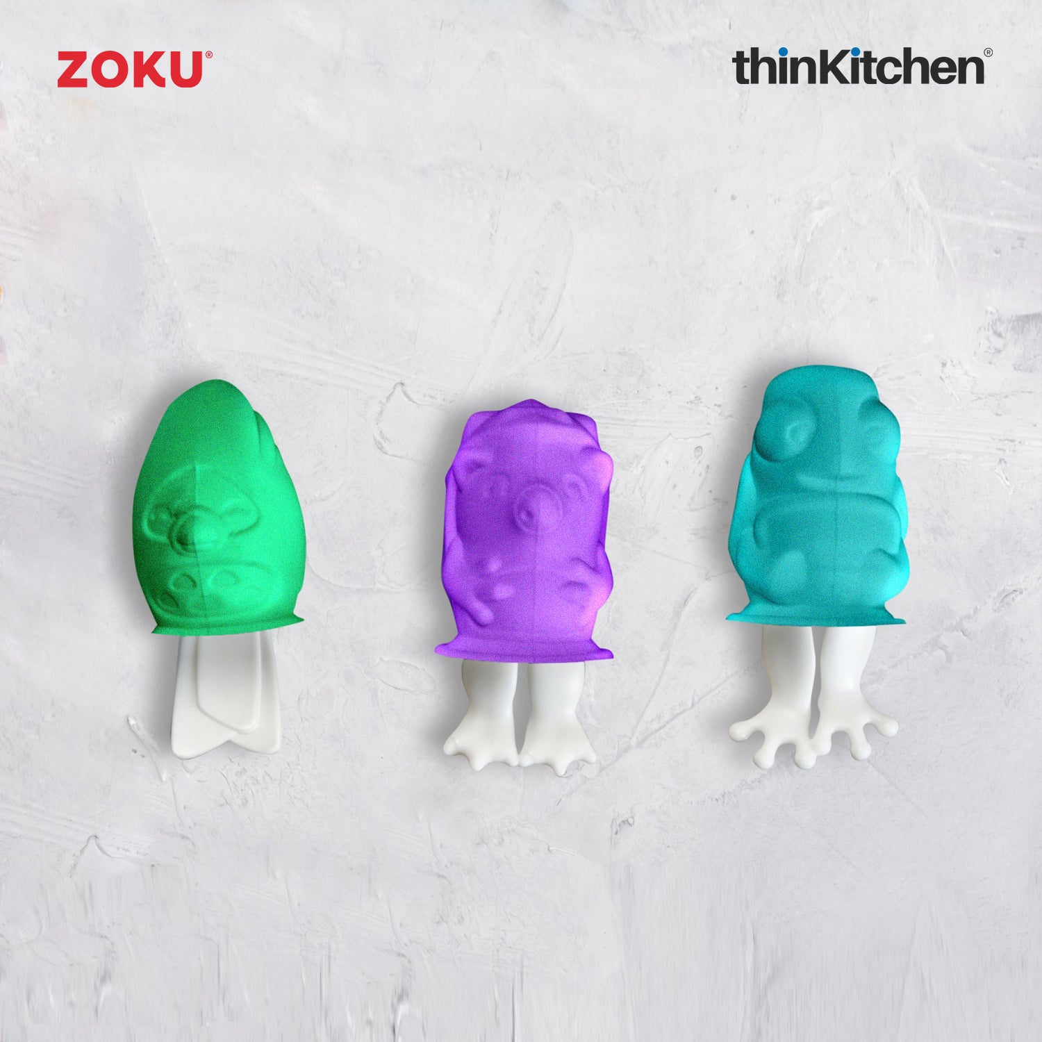 Zoku Character Ice Pop Mold Hedgehog