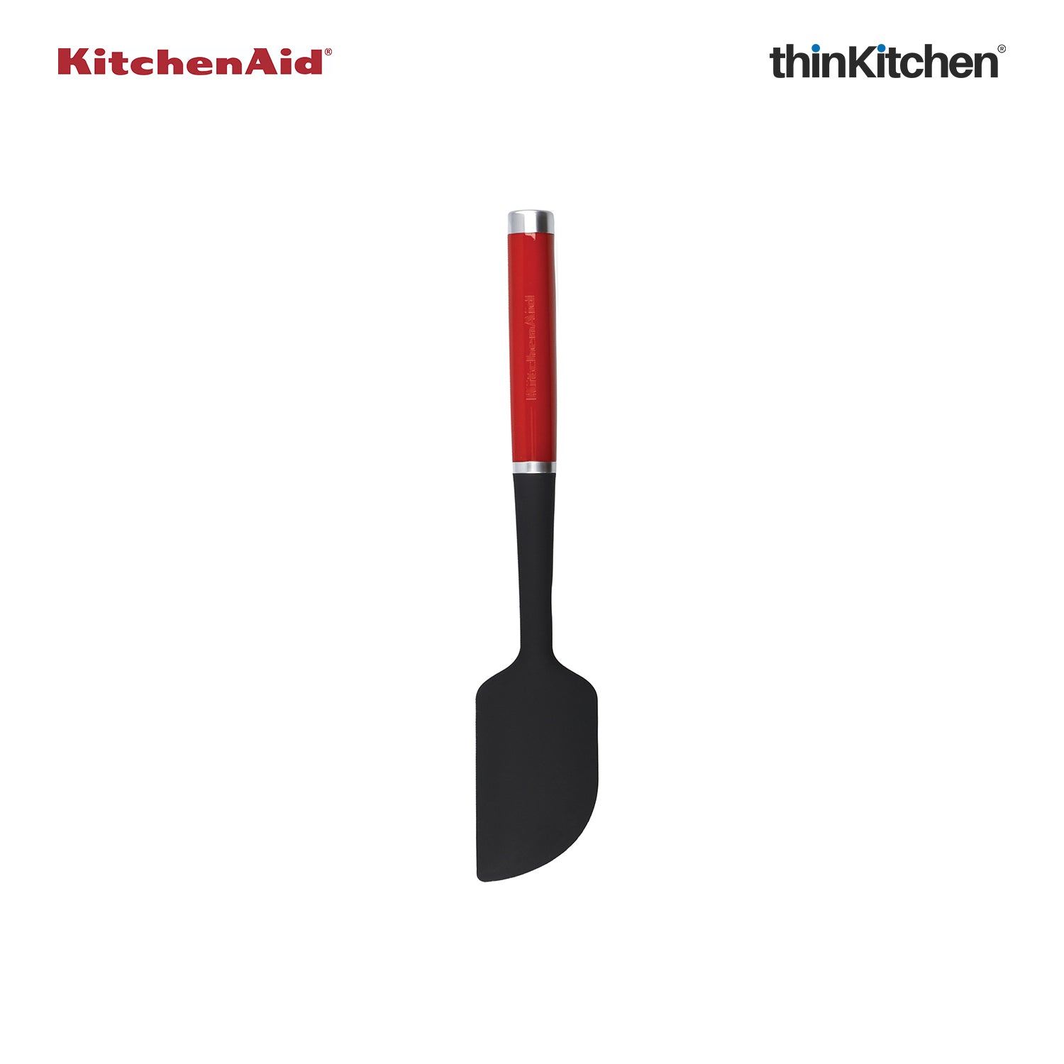 Batter scraping spatula, silicone, 'Empire Red' - KitchenAid