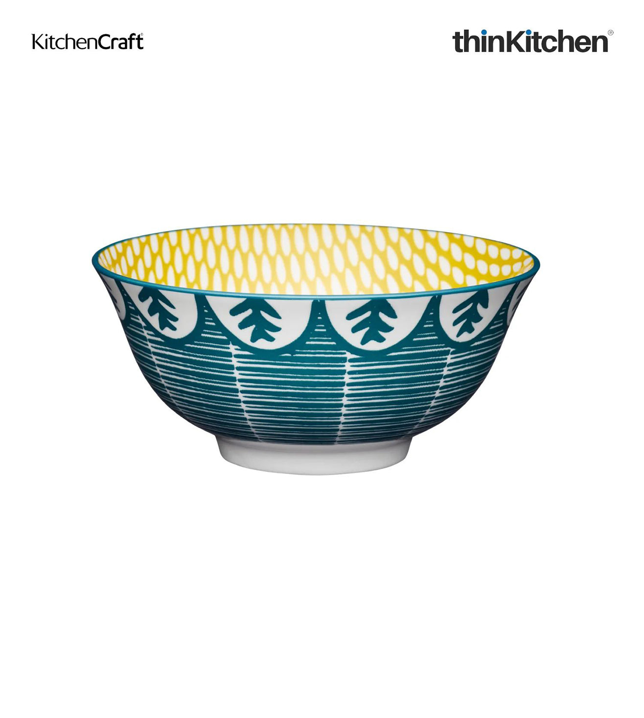 Kitchencraft Stripes And Swirls Crockery Bowl Set