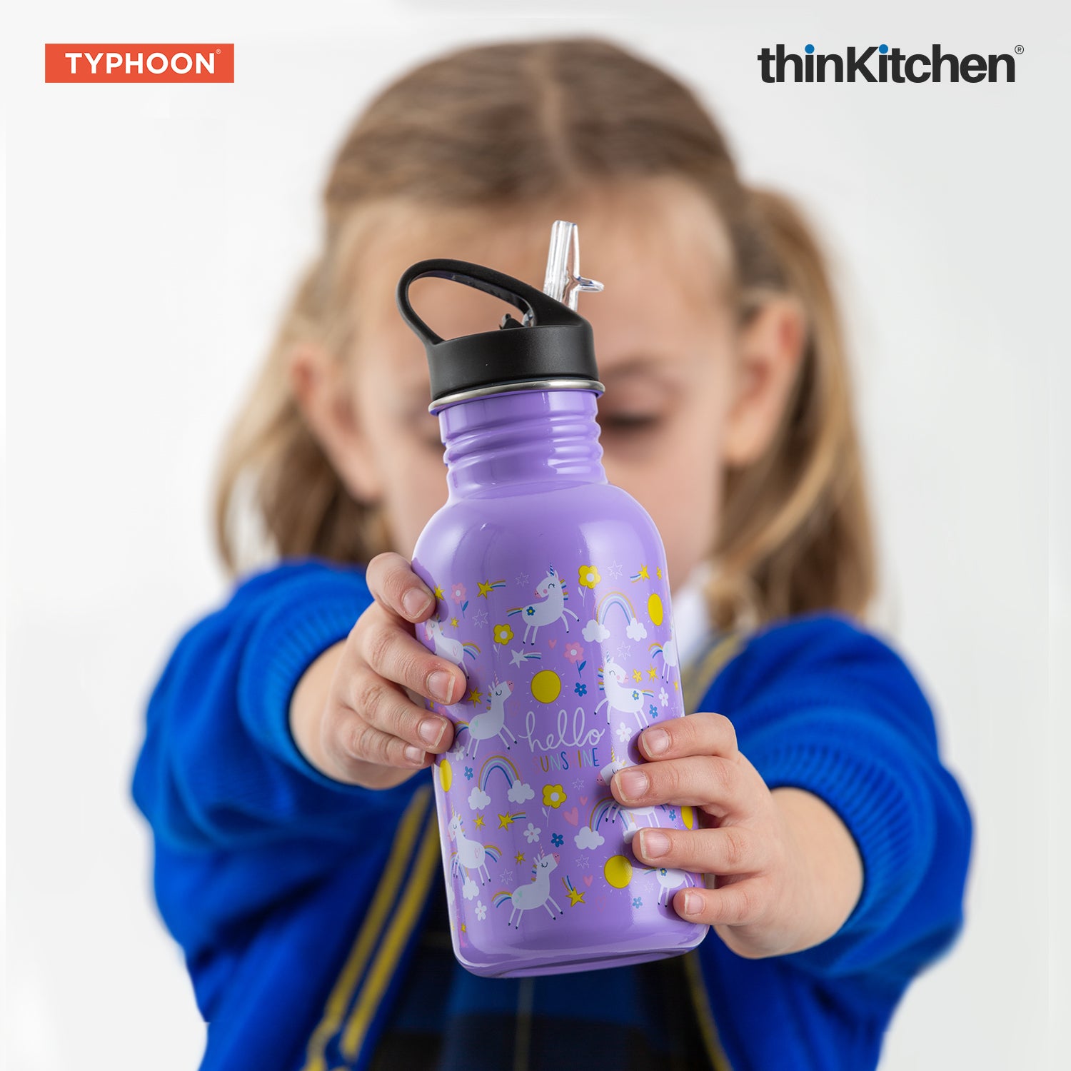 Pure Drinkware Camo Flip Switch Water Bottle for Kids