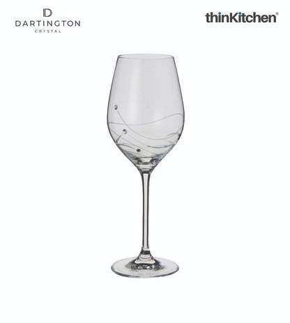 Dartington Wine Glasses Glitz Crystal 330ml Set of 2