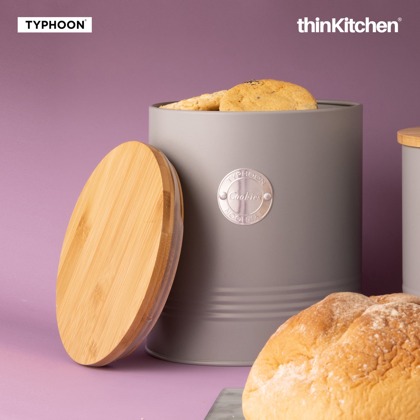 Typhoon Living Grey Cookie Jar