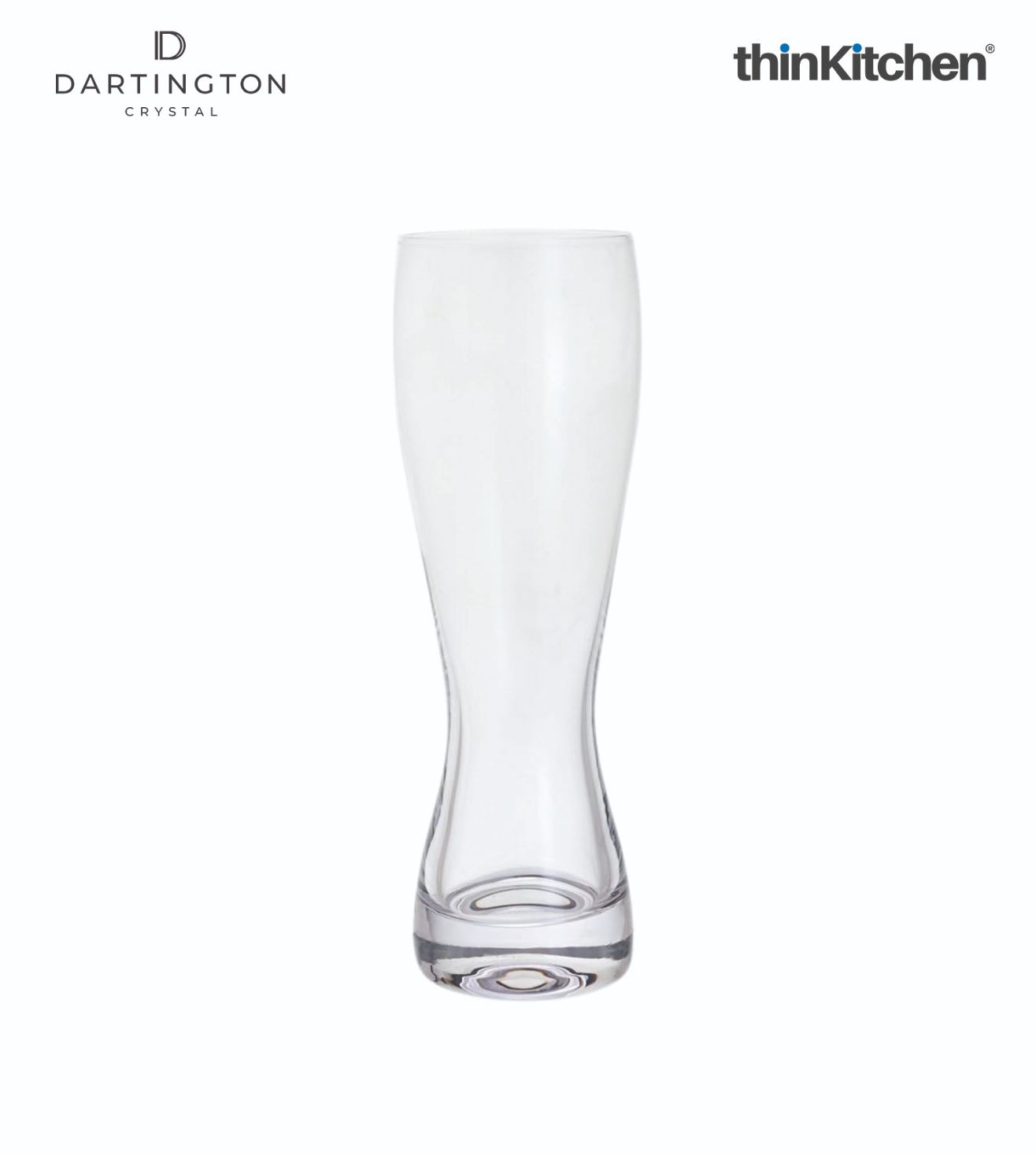 Dartington Wine & Bar Beer Glass, Set of 2