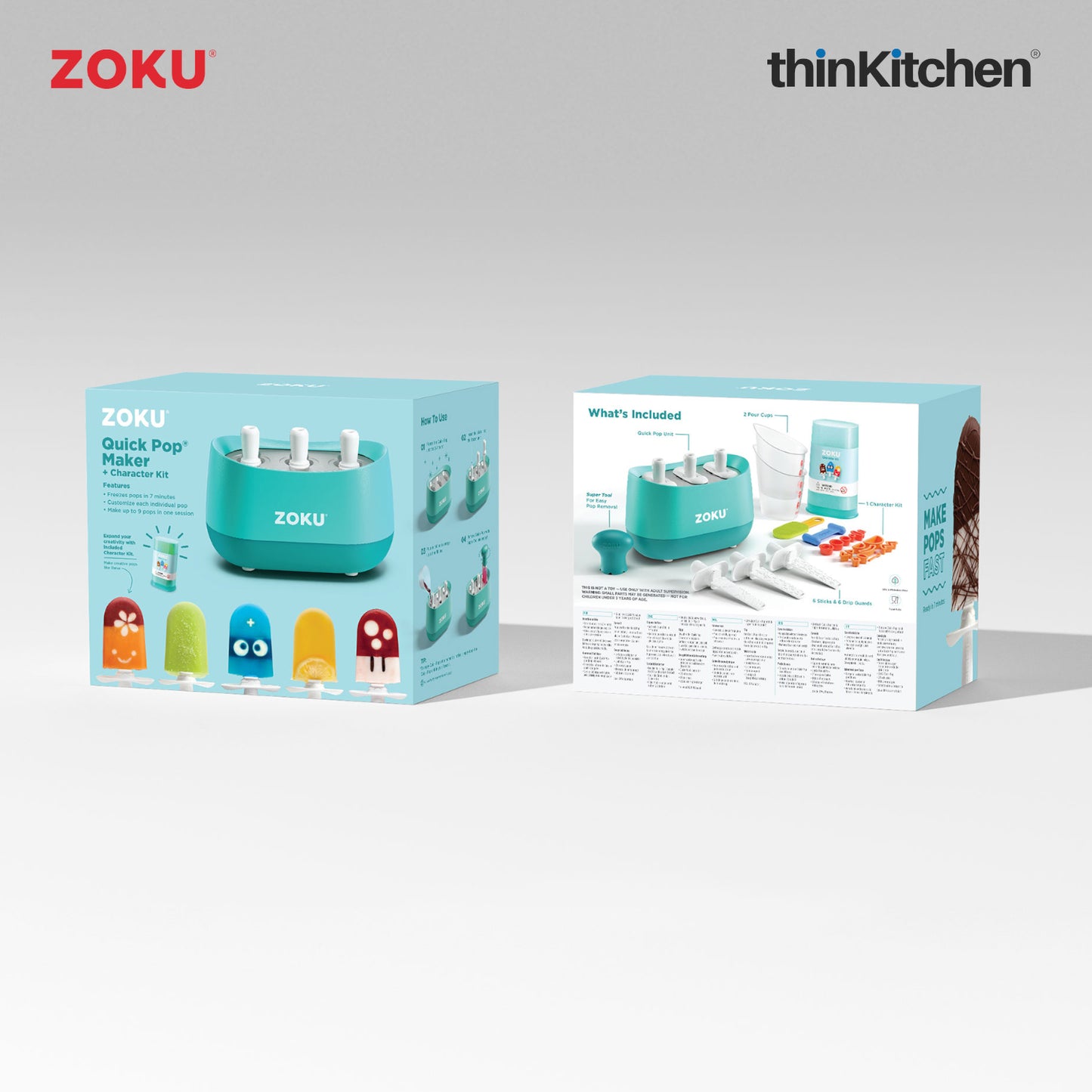 Zoku Quick Pop Maker 60ml Per Pop