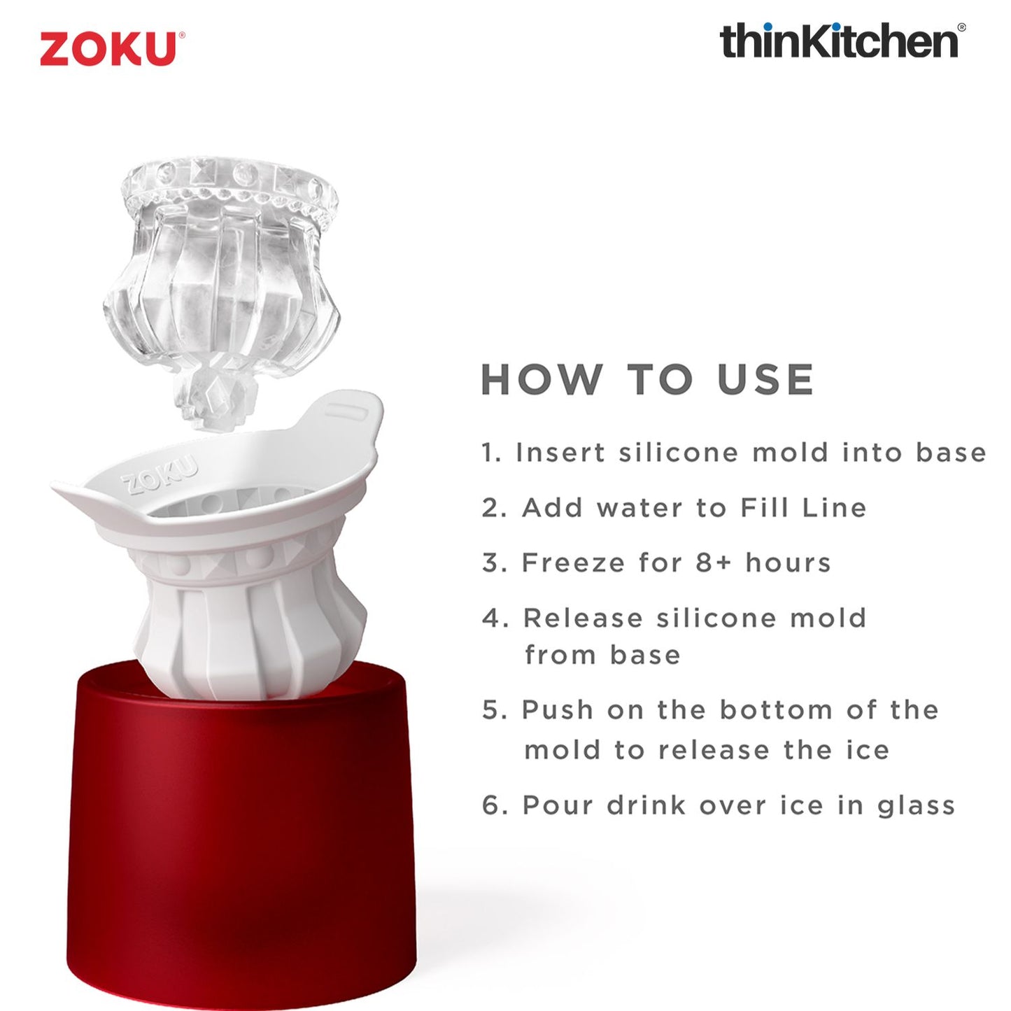 Zoku Crown Ice Mold