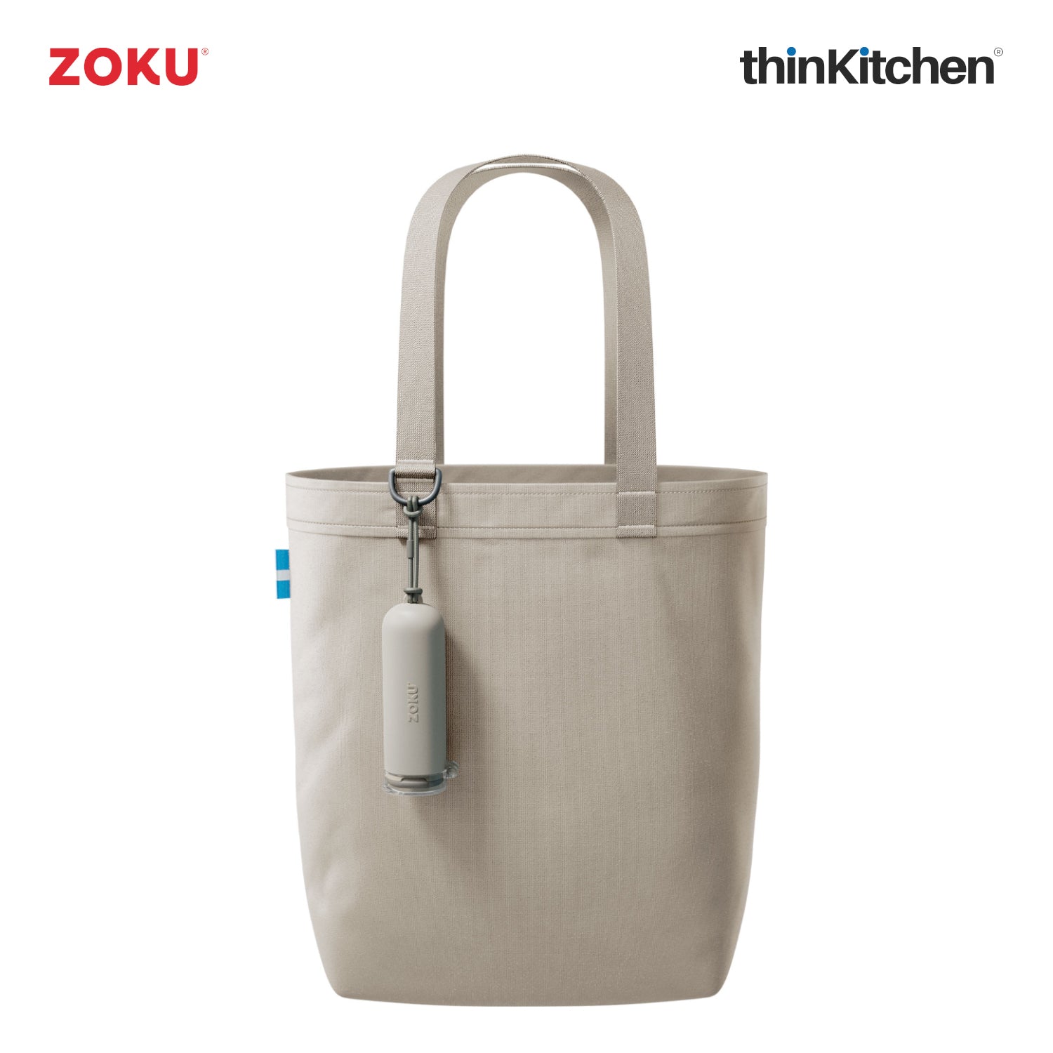Zoku Biodegradable Hand Wipes with Compact Travel Dispenser - Single Use Palm-si