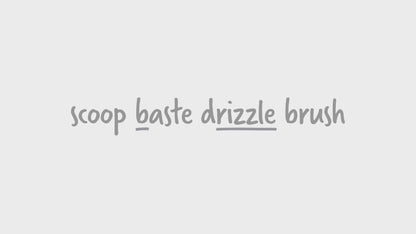 Dreamfarm Bbq Brizzle Sauce Scooping Silicone Bbq Basting Brush Black