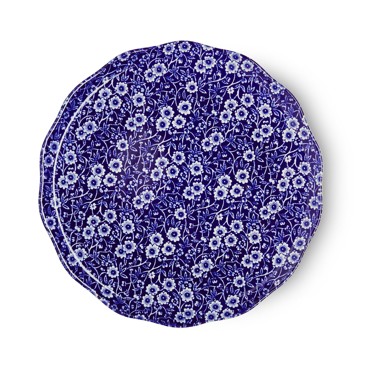 Buy Burleigh Blue Calico Cake Plate, 28cm, Buy, Online, India